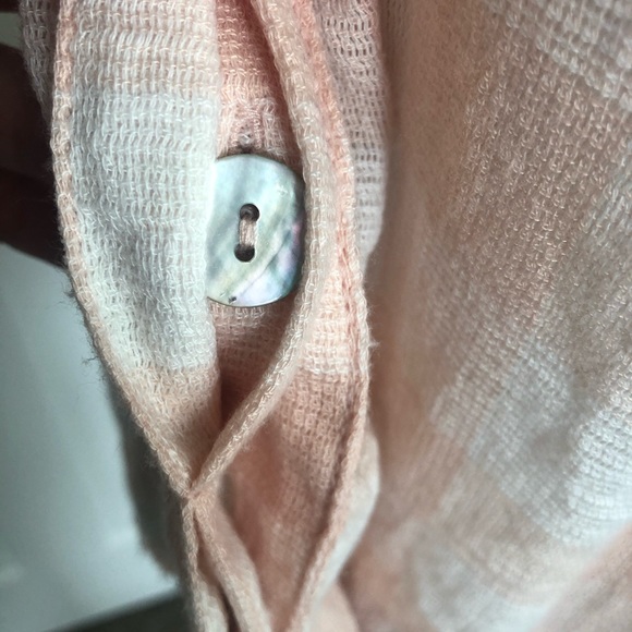 ❌SOLD❌Free People Check Plaid Sleeveless Top Fray - Picture 5 of 7